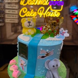 Cute Jungle Birthday Cake