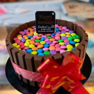 KitKat & Gems Chocolate Cake
